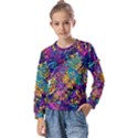 Illustration Graphics Art Kids  Long Sleeve T-Shirt with Frill  View1