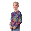 Illustration Graphics Art Kids  Long Sleeve T-Shirt with Frill  View2