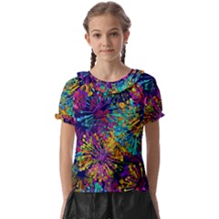 Illustration Graphics Art Kids  Frill Chiffon Blouse