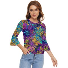 Illustration Graphics Art Bell Sleeve Top