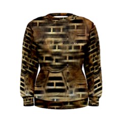 Textures Brown Wood Women s Sweatshirt