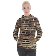 Textures Brown Wood Women s Hooded Pullover