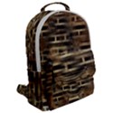 Textures Brown Wood Flap Pocket Backpack (Large) View2