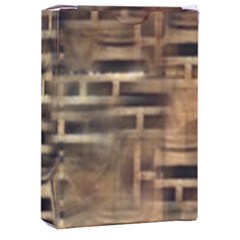 Textures Brown Wood Playing Cards Single Design (rectangle) With Custom Box