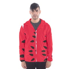 Watermelon Black Green Melon Red Men s Hooded Windbreaker