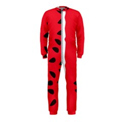 Watermelon Black Green Melon Red Onepiece Jumpsuit (kids)