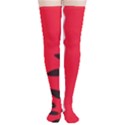 Watermelon Black Green Melon Red Thigh High Stockings View1