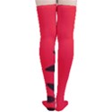 Watermelon Black Green Melon Red Thigh High Stockings View4