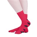 Watermelon Black Green Melon Red Smooth Crew Length Tube Socks View2