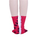 Watermelon Black Green Melon Red Smooth Crew Length Tube Socks View4