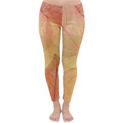 Leaves Patterns Colorful Leaf Pattern Classic Winter Leggings