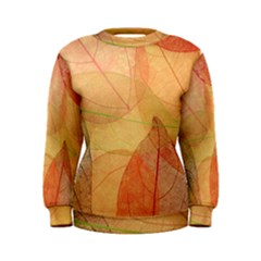 Leaves Patterns Colorful Leaf Pattern Women s Sweatshirt