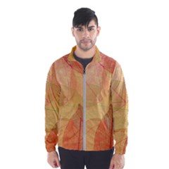 Leaves Patterns Colorful Leaf Pattern Men s Windbreaker