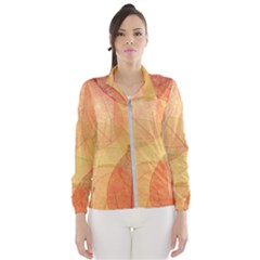 Leaves Patterns Colorful Leaf Pattern Women s Windbreaker