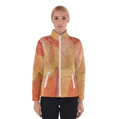 Leaves Patterns Colorful Leaf Pattern Women s Bomber Jacket