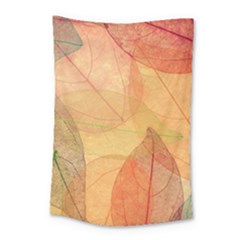 Leaves Patterns Colorful Leaf Pattern Small Tapestry