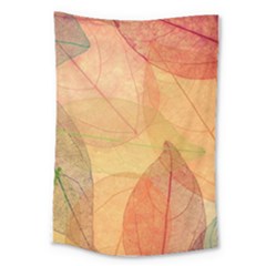 Leaves Patterns Colorful Leaf Pattern Large Tapestry