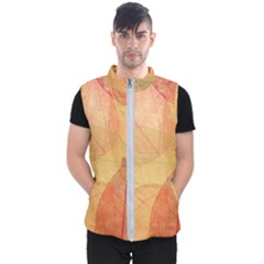 Leaves Patterns Colorful Leaf Pattern Men s Puffer Vest