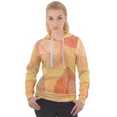 Leaves Patterns Colorful Leaf Pattern Women s Overhead Hoodie