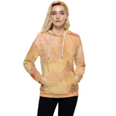 Leaves Patterns Colorful Leaf Pattern Women s Lightweight Drawstring Hoodie