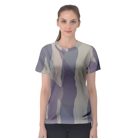 Maximal Camo Print Design Women s Sport Mesh T-shirt by dflcprintsclothing