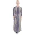 Maximal Camo Print Design Quarter Sleeve Wrap Maxi Dress View2