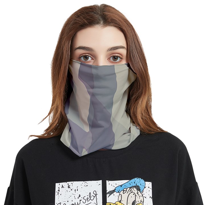 Maximal Camo Print Design Face Covering Bandana (Two Sides)