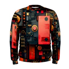 Tech Technology Pattern Men s Sweatshirt