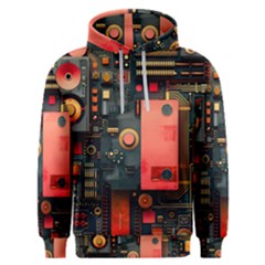 Tech Technology Pattern Men s Overhead Hoodie