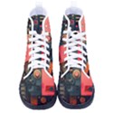 Tech Technology Pattern Men s High-Top Canvas Sneakers View1