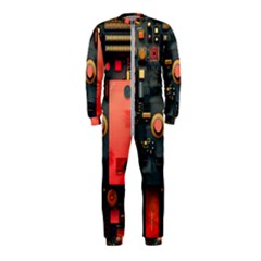 Tech Technology Pattern Onepiece Jumpsuit (kids)