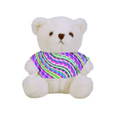 Neon Trippy Swirls Twirls Design Full Print Cuddly Teddy Bear by Salmanaz77