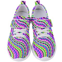 Neon Trippy Swirls Twirls Design Women s Velcro Strap Shoes by Salmanaz77