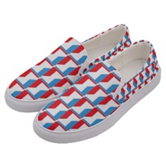 Fabric Geometric Pattern Background Men s Canvas Slip Ons by Salmanaz77