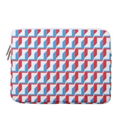 Fabric Geometric Pattern Background 14  Vertical Laptop Sleeve Case With Pocket by Salmanaz77