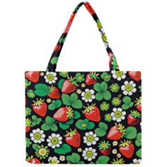 Strawberries Pattern Mini Tote Bag