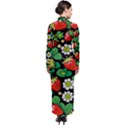 Strawberries Pattern Turtleneck Maxi Dress View2