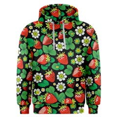 Strawberries Pattern Men s Overhead Hoodie