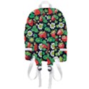 Strawberries Pattern Zip Bottom Backpack View3