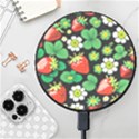 Strawberries Pattern Wireless Fast Charger(Black) View1