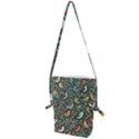 Birds Pattern Flowers Whimsical Folding Shoulder Bag View1