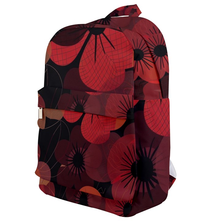 Flower Floral Flora Nature Pattern Background Backdrop Classic Backpack