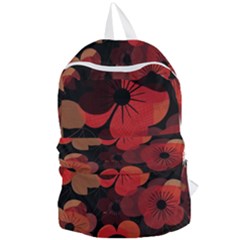 Flower Floral Flora Nature Pattern Background Backdrop Foldable Lightweight Backpack