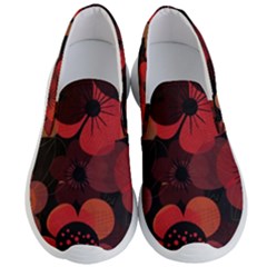 Flower Floral Flora Nature Pattern Background Backdrop Men s Lightweight Slip Ons by Salmanaz77