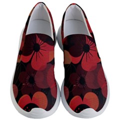 Flower Floral Flora Nature Pattern Background Backdrop Women s Lightweight Slip Ons by Salmanaz77