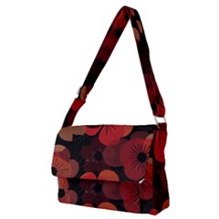 Flower Floral Flora Nature Pattern Background Backdrop Full Print Messenger Bag (m) by Salmanaz77