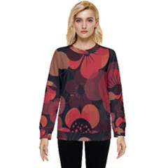 Flower Floral Flora Nature Pattern Background Backdrop Hidden Pocket Sweatshirt