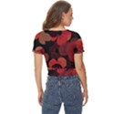 Flower Floral Flora Nature Pattern Background Backdrop Twist Front Crop Top View4