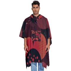 Flower Floral Flora Nature Pattern Background Backdrop Men s Hooded Rain Ponchos by Salmanaz77