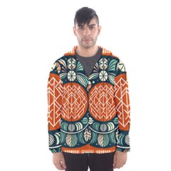 Wreath Deco Christmas Men s Hooded Windbreaker by Salmanaz77